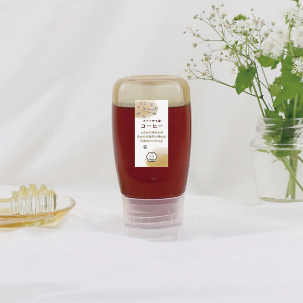 ミツバチ珈琲専用ページ コーヒーハチミツ （チューブタイプ）グアテマラ産 みつばちのーと